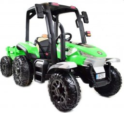 Super-Toys Duży traktor z przyczepą 24V, 4X4 BLT206