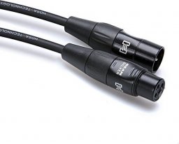 Kabel Hosa XLR - XLR 1.52m czarny (HMIC-005)