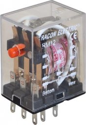 Tracon Electric Przekaźnik miniaturowy RM12 3P 12V DC