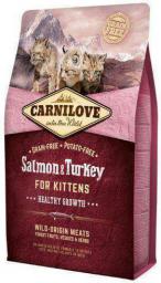 Carnilove Kitten Łosoś/Indyk Dla Kociąt 2kg
