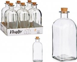 Vivalto Kryztałowa butelka Przezroczysty Korek Szkło (1000 ml)