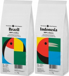 Kawa ziarnista Kiwi Garden Brazil / Indonesia 1 kg