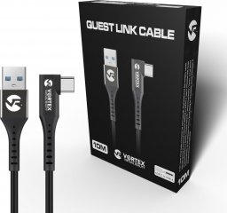 Vortex Virtual Reality Zestaw kabel 10m USB-A + haczyki podwieszające kabel | Oculus Quest 2