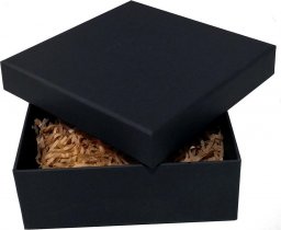 Ziemia Obiecana Pudełko tekturowe kraft czarne 15x15x5,5cm