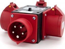 ELS Elektrotechnika Rozgałęźnik potrójny siłowy przenośny IP44 16A 5P 400V P030W