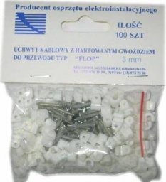 Trytyt Flop 5 (100 szt.) uchwyt kablowy z gwoździem