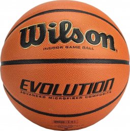 Wilson Piłka do koszykówki Evolution Pomarańczowa r. 6 (WTB0586XBEMEA)
