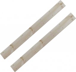Wamar-Sosenka Noga 2 szt do regału MAXI wysokość 115 cm Surowa Drewno sosnowe