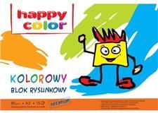 Happy Color Blok rysunkowy A3 15k kolorowy 