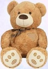 Beppe Maskotka Miś Bobby 43/65cm miodowy 13763