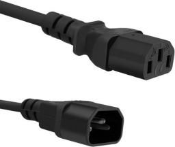 Kabel zasilający Qoltec C13 / C14, | 1.8m (53897)