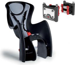 OK Baby Fotelik Dziecięcy BODYGUARD NEW 27,5”-29” Pręt 114 Stopni ZN+H70 Zapięcie Czarny (OKB-BGR-732-BLK-NEW)