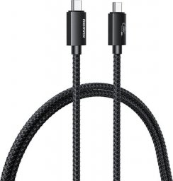 Kabel USB Remax USB-C - USB-C 1 m Czarny (RC-C039)