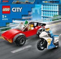 LEGO City Motocykl policyjny – pościg za samochodem (60392)