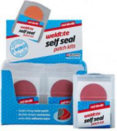 Weldtite Łatki do dętek zestaw RED DEVILS SELF SEAL PATCH KIT 6 x łatki samoprzylepne pudełko 12 szt. (WLD-1031)