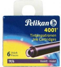 Pelikan Naboje krĂłtkie TP/6 fioletowe