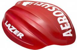 Lazer Nakładka na kask AEROSHELL Z1 biało-czerwona L (LZR-AKC-PLZ2005661007)