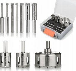 Smart Komplet otwornic diamentowych 4-68mm hex 10szt. (SM-25-SET10G)