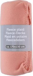 Koc polarowy 170x130 cm (koralowy)