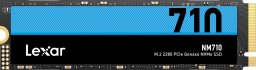 Dysk SSD Lexar NM710 1TB M.2 2280 PCI-E x4 Gen4 NVMe (LNM710X001T-RNNNG)