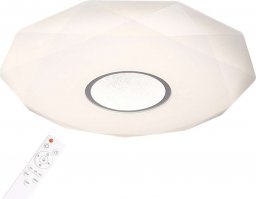 Lampa sufitowa Polux Plafon LAMPA sufitowa DIAMOND 313508 natynkowa OPRAWA geometryczna LED 36W 3000K - 6500K łazienkowa biała