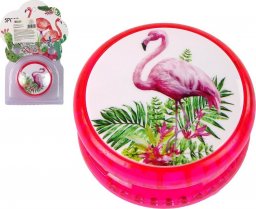 LeanToys Jojo Gra Zręcznościowa Szybkie Flaming YoYo Różowe