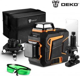 Deko Laser płaszczyznowy DKLL12PQ1 zielony 30 m