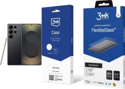 Smartfon Samsung Galaxy S25 Ultra 12/256GB Czarny (SM-S938BZK) + FlexibleGlass + Etui Clear Case