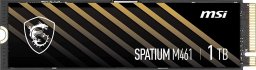Dysk SSD MSI Spatium M461 1TB M.2 2280 PCI-E x4 Gen4 NVMe (S78-440L1D0-P83)