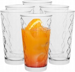 Trend For Home Ozdobna szklanka w romby Lotte 420 ml