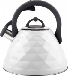 Berretti BERRETTI - Czajnik tradycyjny Rosa - 3 L - biały - indukcja - gaz - BR-7610