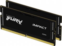 Pamięć do laptopa Kingston Fury Impact, SODIMM, DDR5, 32 GB, 5600 MHz, CL40 (KF556S40IBK2-32)