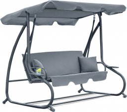 Furnide Furnide Huśtawka ogrodowa "Relax Plus" szara