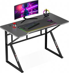 Biurko Huzaro Huzaro Hero 1.6 Czarne 120 cmx60 cm