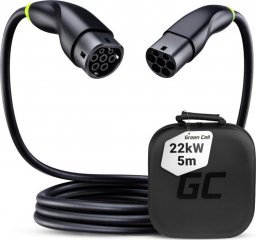 Kabel do ładowania samochodów Green Cell EVKABGC01 Snap Type 2 22kW 5m