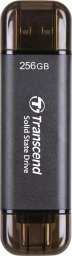 Dysk zewnętrzny SSD Transcend ESD310C 256GB Czarny (TS256GESD310C)