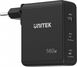Ładowarka Unitek GaN 3 porty 140W (P1115A)