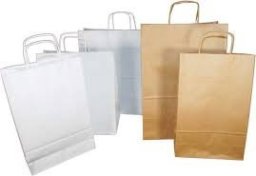 NC Koperty TORBA PAPIEROWA 30,5 X 17 X 44,5 CM BIAŁA