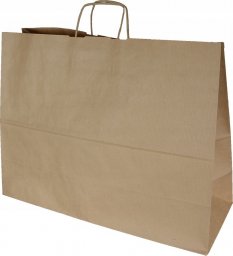 NC Koperty Torba papierowa 30.5x17x42.5cm brązowa
