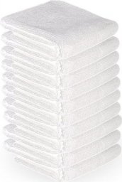 Activeshop Ręcznik z microfibry 73 x 40 cm 10 szt.biały