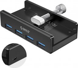 USB 3.0 aktywny, micro USB, biurkowy 4x USB A (MH4PU-P-BK-BP)