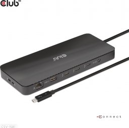 HUB USB Club 3D Club3D Thunderbolt4 11-in-1 HUB > 3xThunderbolt/3xUSB  St/Bu retail
