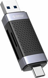 Czytnik Orico TF/SD CD2D-AC2-BK-EP, USB + USB-C (czarny)
