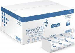 Velvet Serwetki celulozowe VELVET, 2-warstwowe, 6000 listków, 40szt., białe