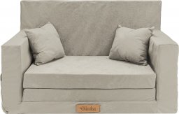 Blomster Rozkładana sofa piankowa dziecięca jasny szary