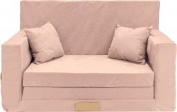 Blomster Rozkładana sofa piankowa dziecięca pudrowy róż