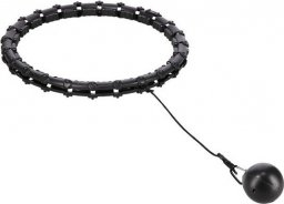 HMS HHW02 Hula Hop Black Z Wypustkami I Obciążnikiem