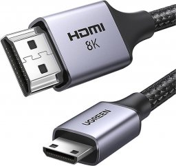 Kabel Ugreen HDMI Mini - HDMI 2m czarny (15515)