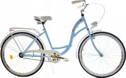 Dallas Bike Rower Dallas City 26" 1spd - niebieski z białym