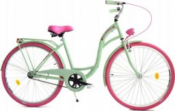 Dallas Bike Rower Dallas City 26" 1spd - miętowy z różem